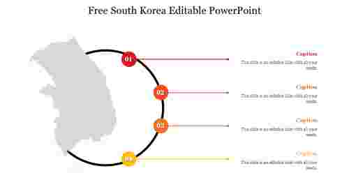 Free South Korea Editable PowerPoint